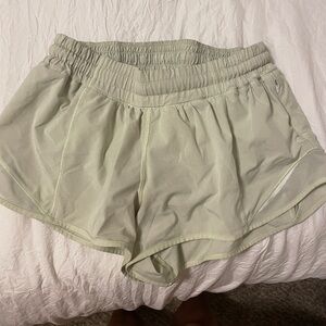 Lululemon shorts- light yellow/green ish color